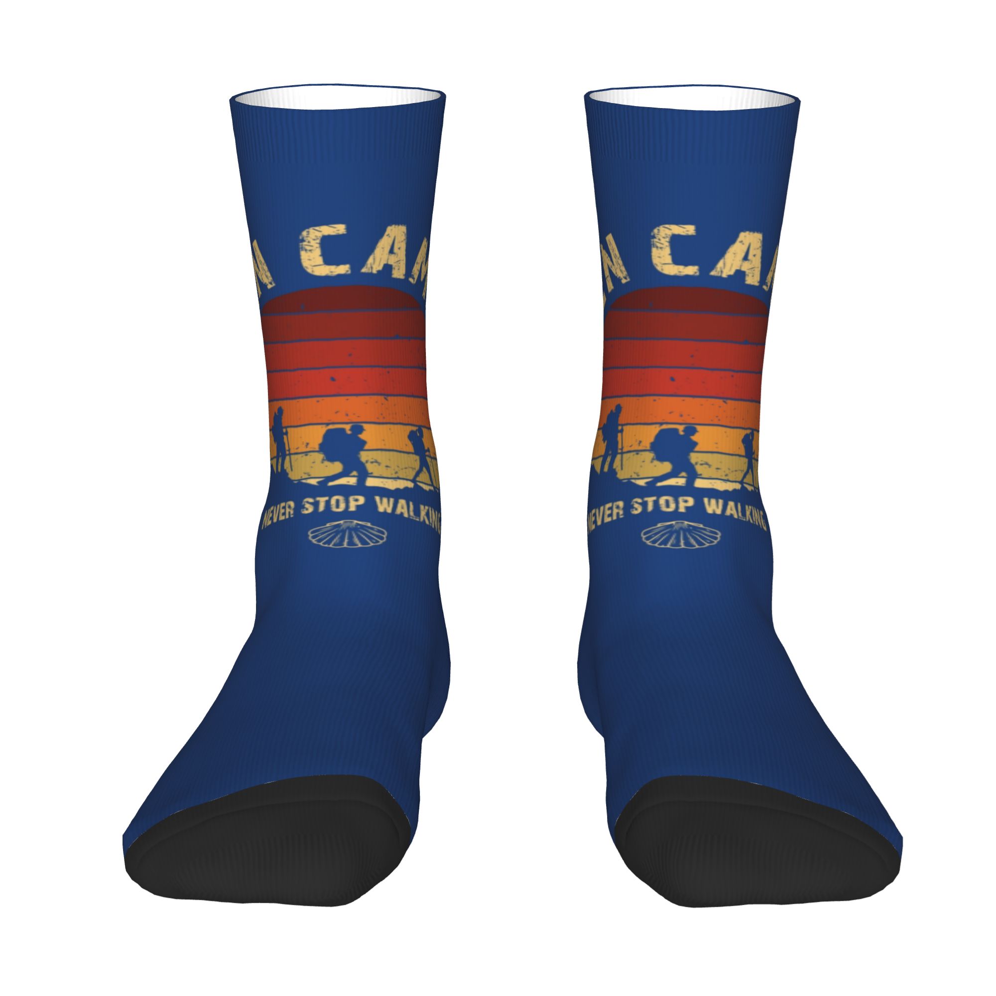 Custom Hiking the Camino de Sa - огляд і ціна Dress Sock Men