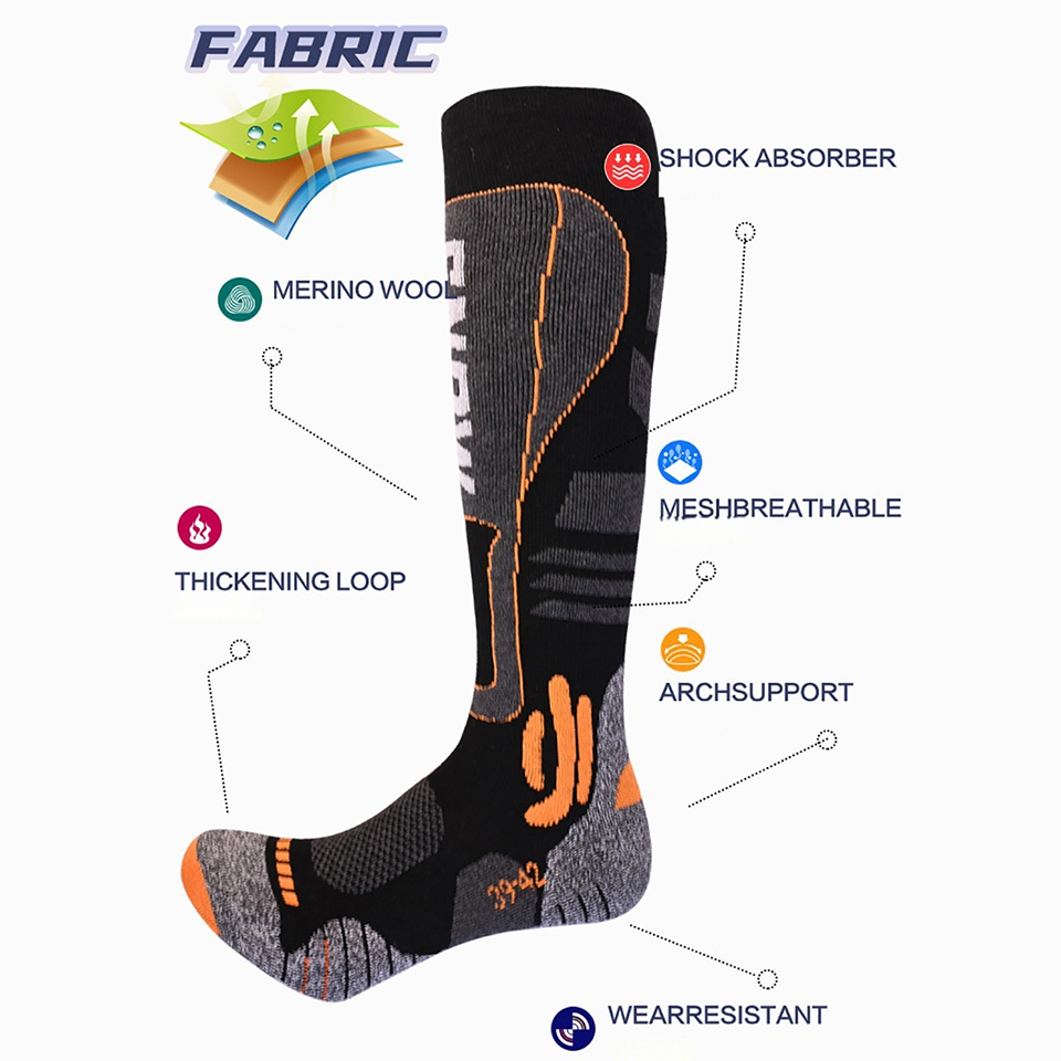 Loogdeel High Quality Merino W - огляд і ціна Thermal Sock Winter