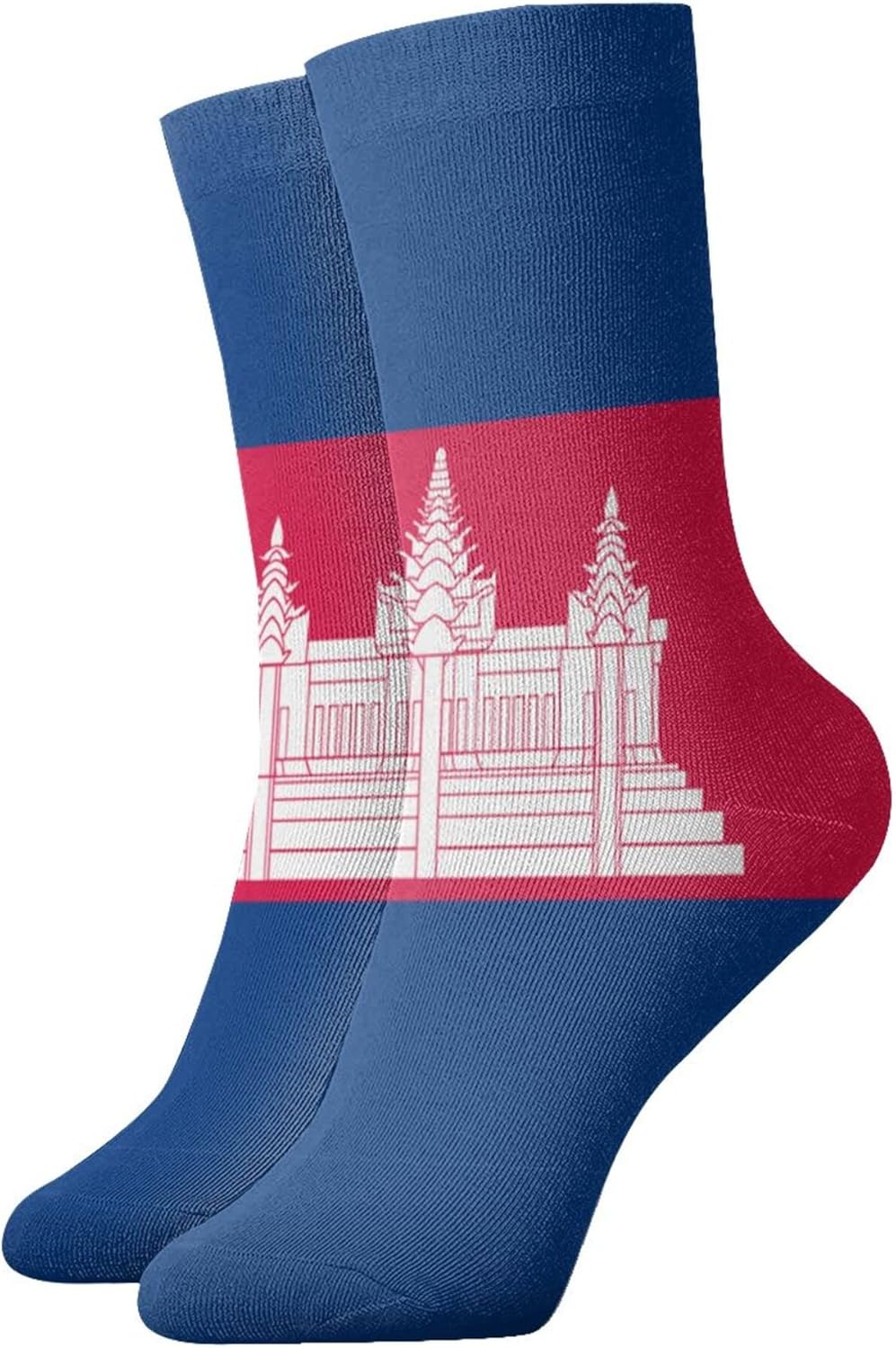 cambodian-flag Unisex Casual C - огляд і ціна Dress Sock Men