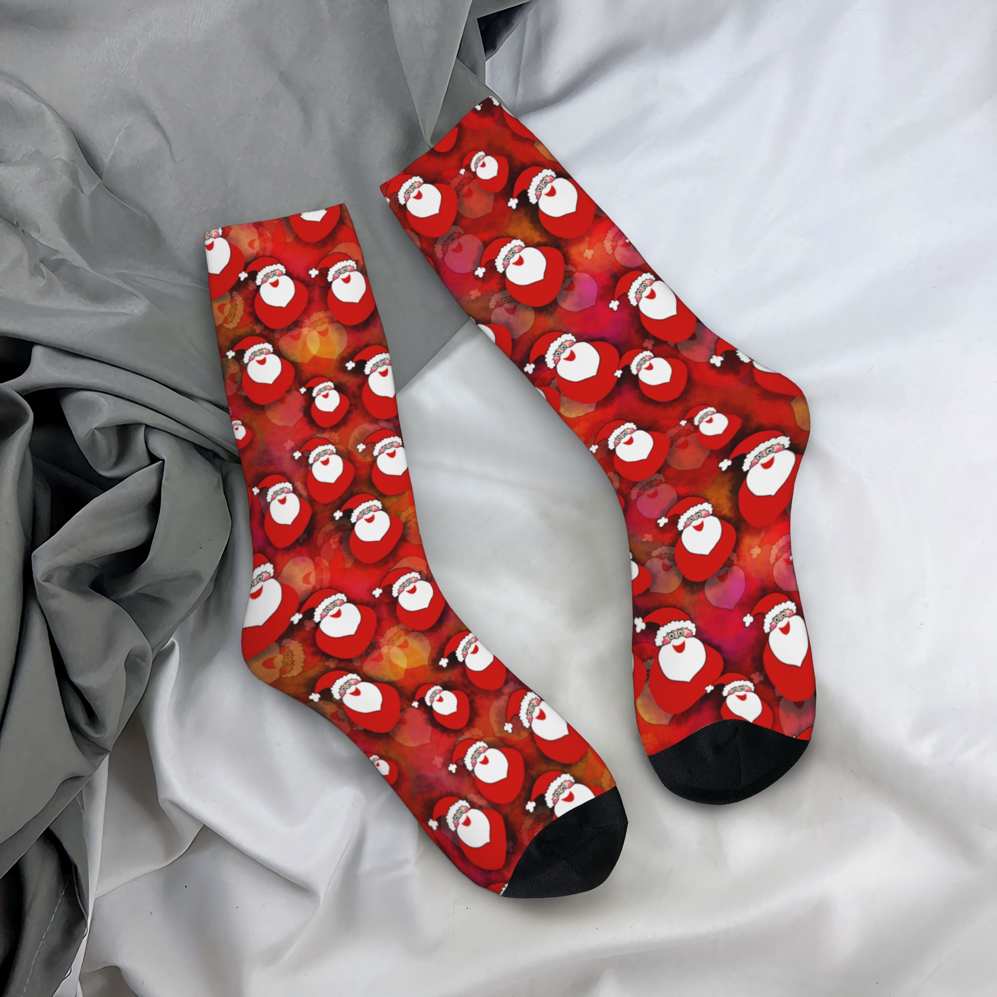Custom Santa Clause Christmas  - огляд і ціна Dress Sock Men