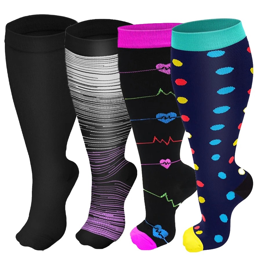 Plus Size Compression Socks fo - огляд і ціна Compression Sleeve Calf