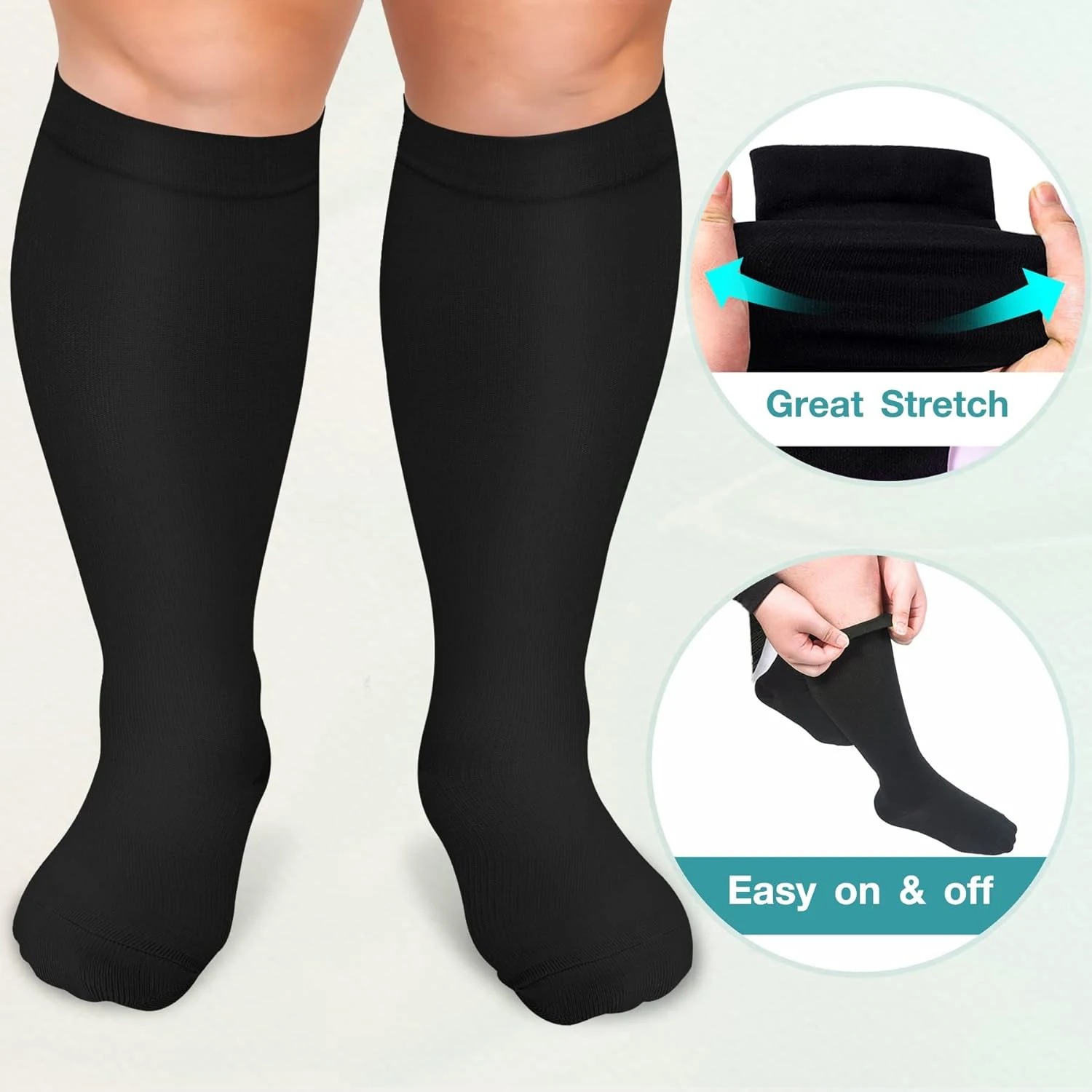 Plus Size Compression Socks fo - огляд і ціна Compression Sleeve Calf