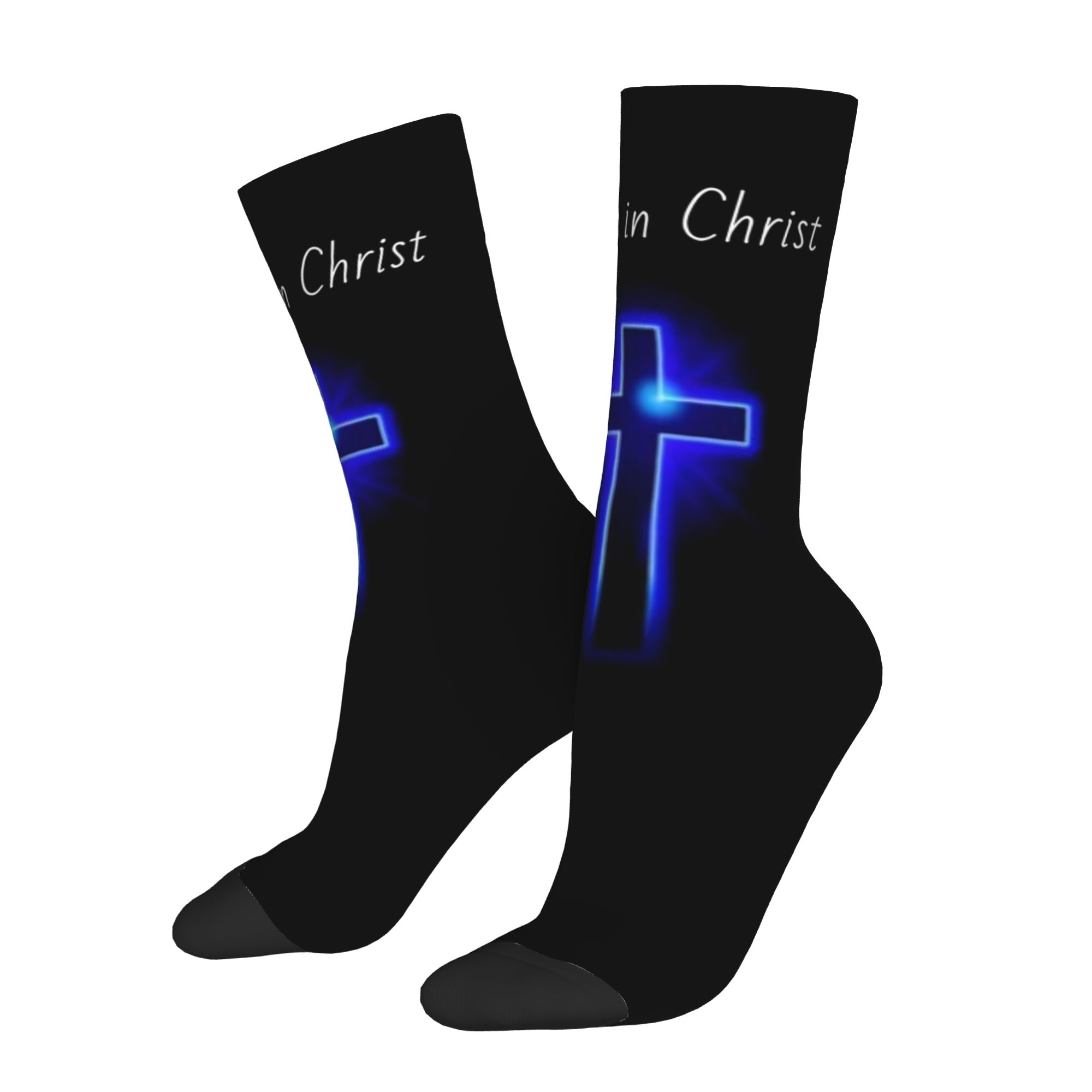 Custom Believe Jesus Christ Me - огляд і ціна Dress Sock Men