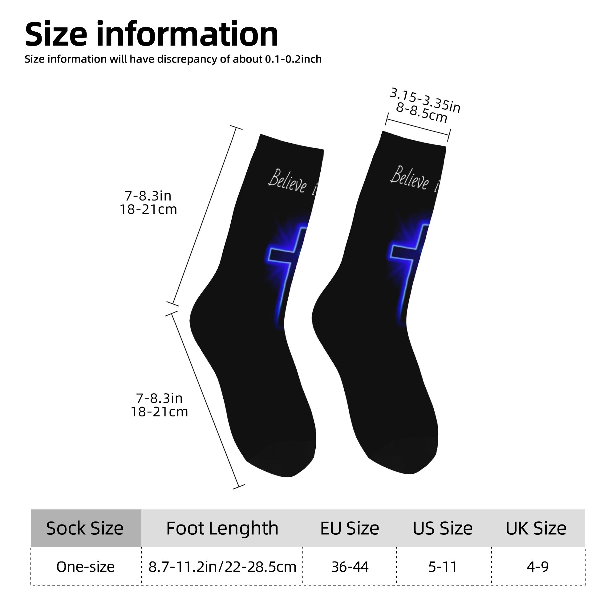 Custom Believe Jesus Christ Me - огляд і ціна Dress Sock Men