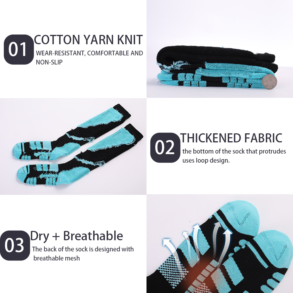 L●Mirror 2 Pairs Knee High Ski - огляд і ціна Thermal Sock Winter