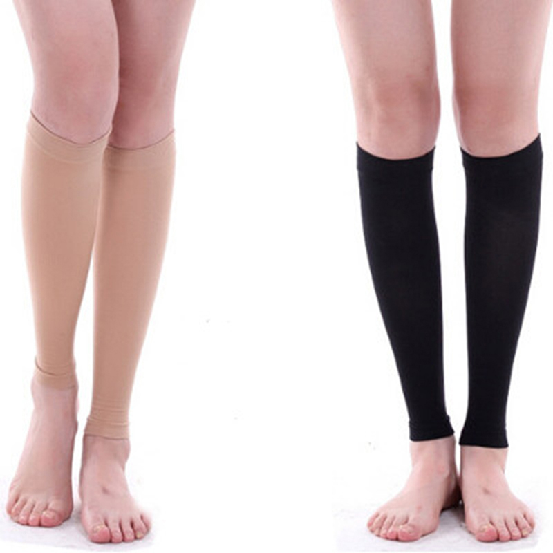 2pcs/lot Elastic Open Toe Knee - огляд і ціна Compression Sleeve Calf
