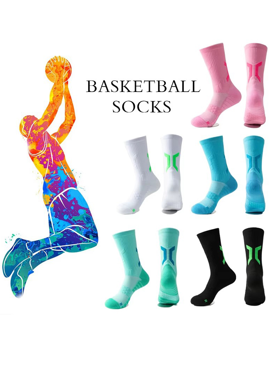 WRELS 1/2/3 Pairs Basketball S - огляд і ціна Athletic Sock Cushion